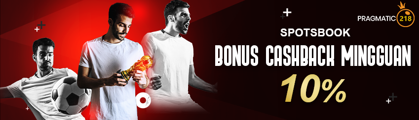 CASHBACK SPORTSBOOK 10% SETIAP MINGGUNYA