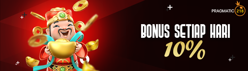 Bonus Depan Deposit Harian Slot Game 10% Tiap Harinya
